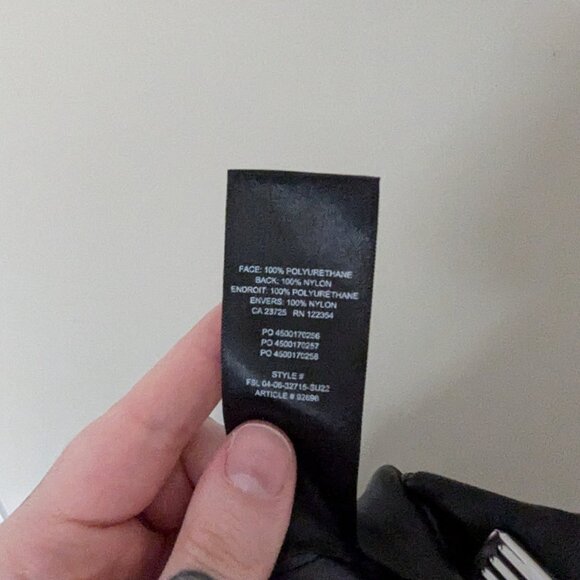 Aritzia Wilfred Elaine Vegan Leather Pants Black Size 0 - Picture 8 of 10